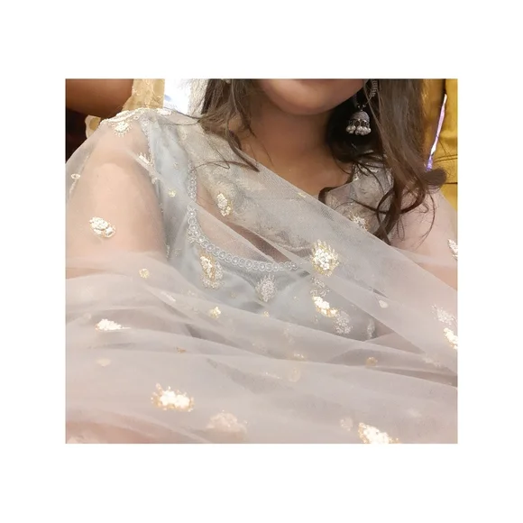 Grey lehnga - Picture 5 of 6